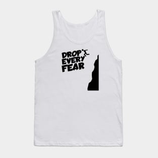 Cliff jumping drop every fear Tank Top